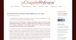 Desktop Screenshot of chapelle-rhenane.com