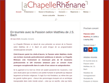 Tablet Screenshot of chapelle-rhenane.com
